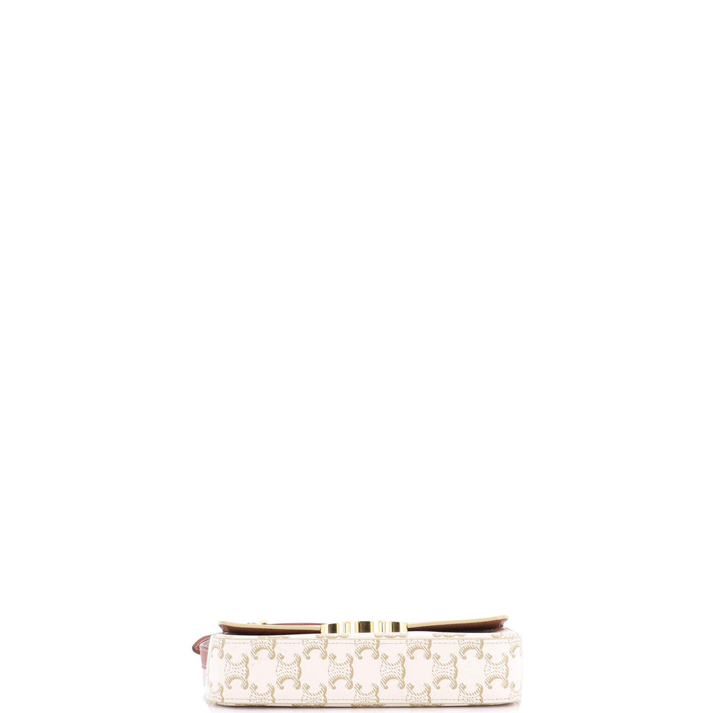 Triomphe East-West Shoulder Bag Triomphe Coated Canvas