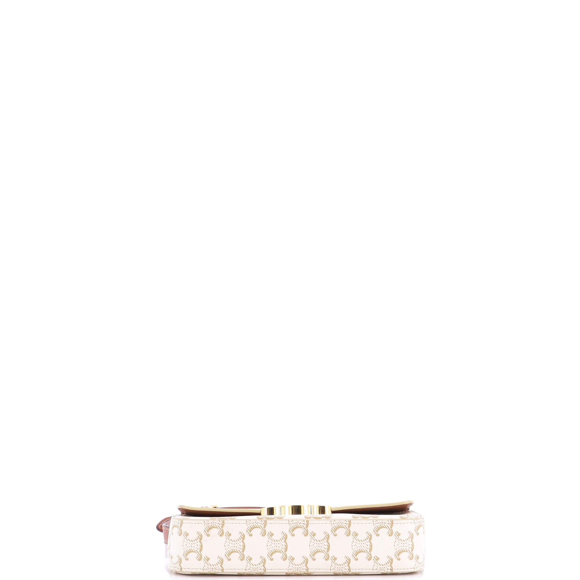 Triomphe East-West Shoulder Bag Triomphe Coated Canvas