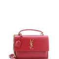 Sunset Top Handle Shoulder Bag Leather Medium