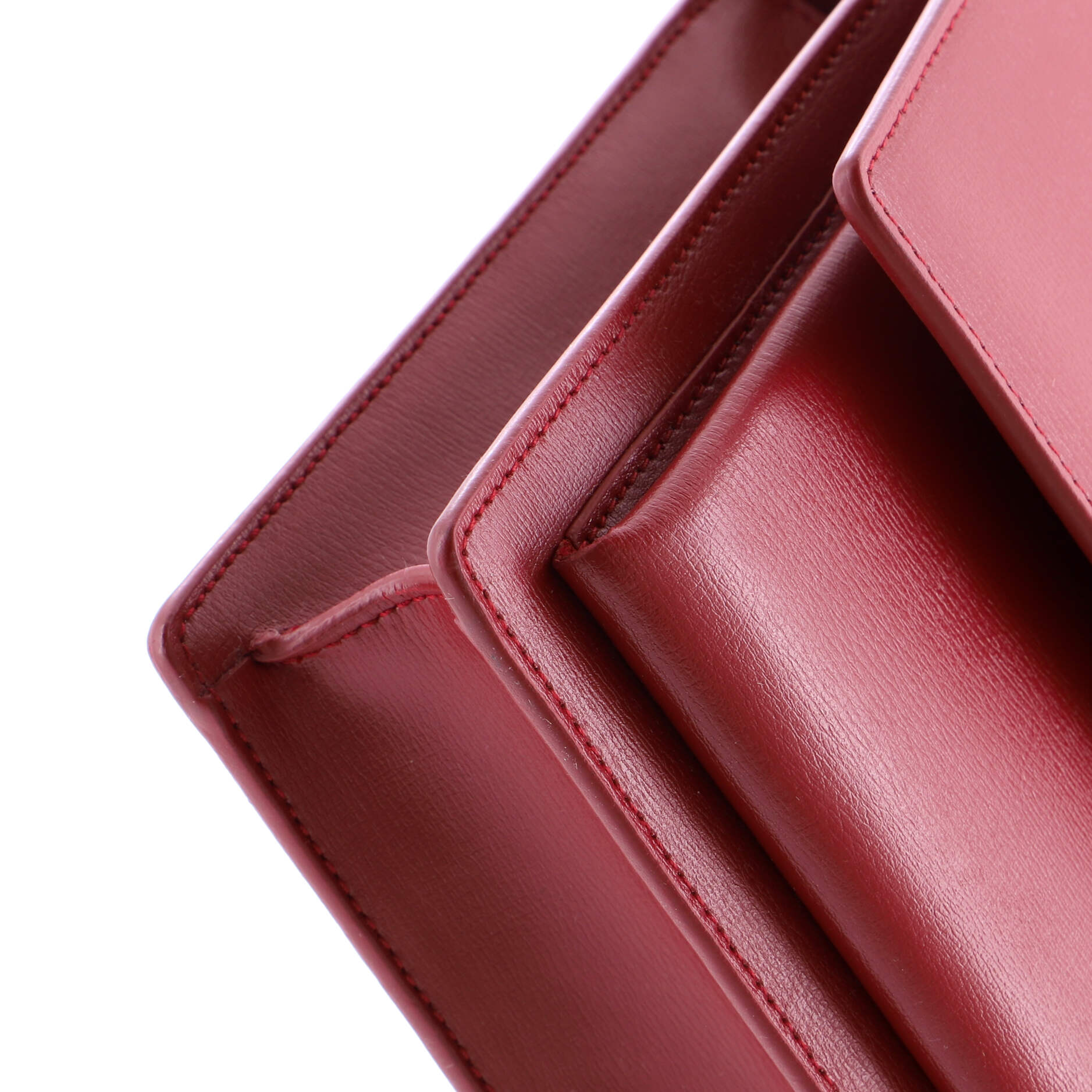 Sunset Top Handle Shoulder Bag Leather Medium