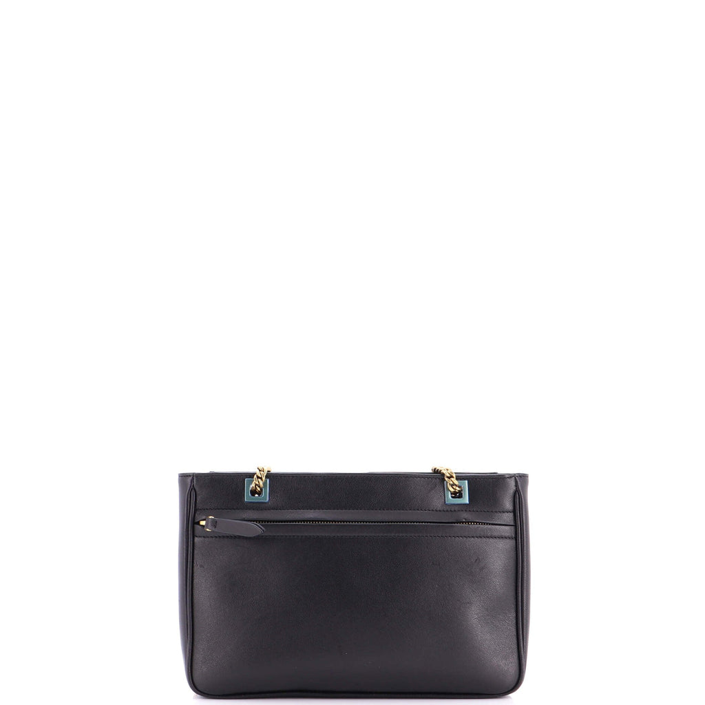 Viva Superstar Chain Tote Leather Small