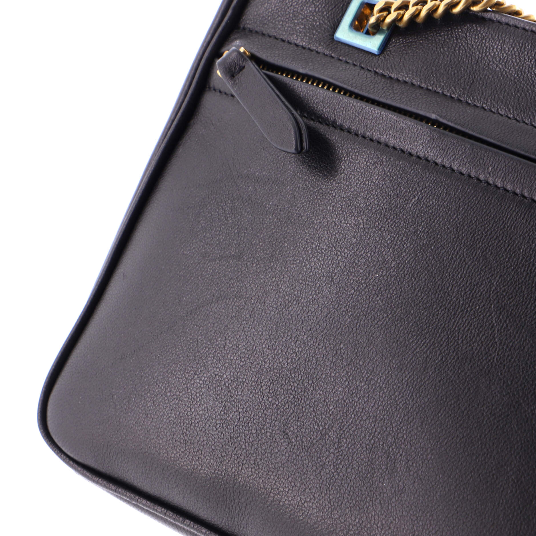 Viva Superstar Chain Tote Leather Small