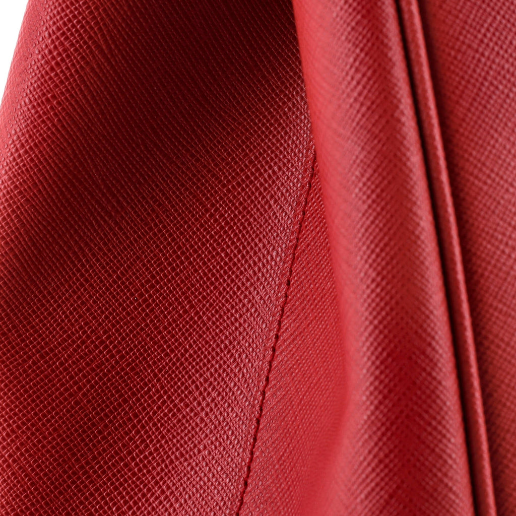 Double Zip Lux Tote Saffiano Leather Medium