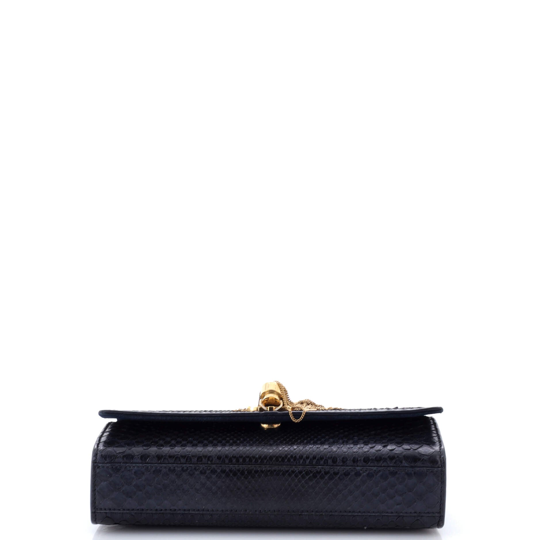 Classic Monogram Tassel Crossbody Bag Python Medium