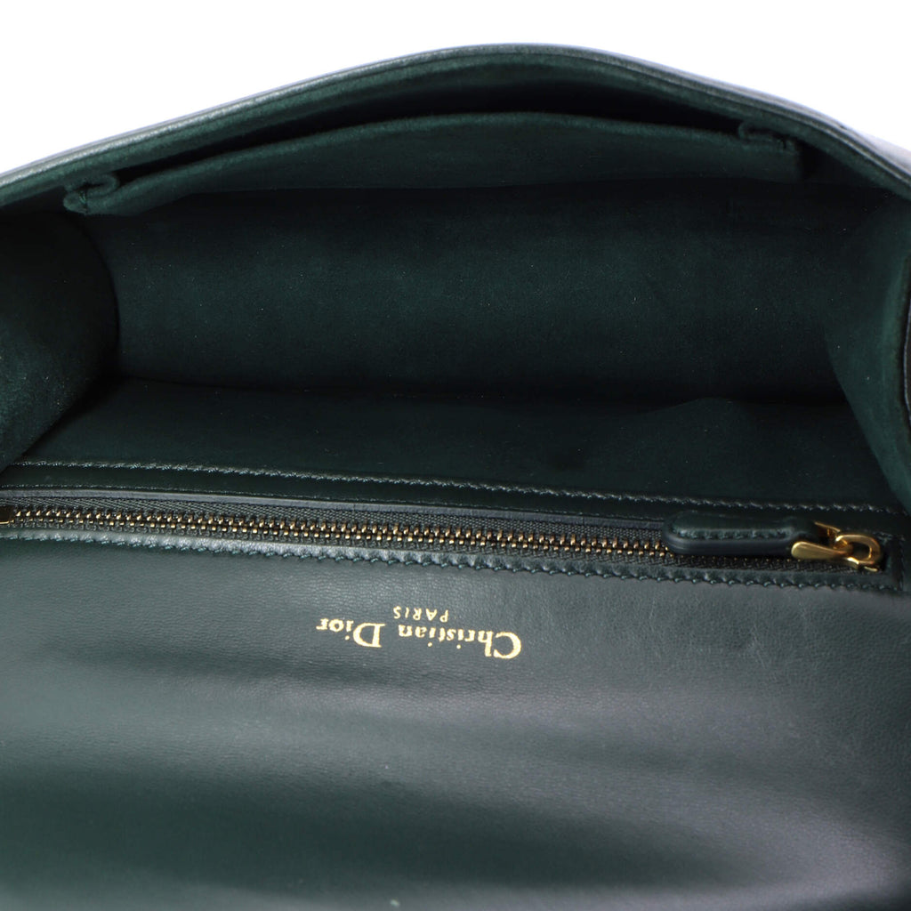 Diorama Flap Bag Studded Leather Small