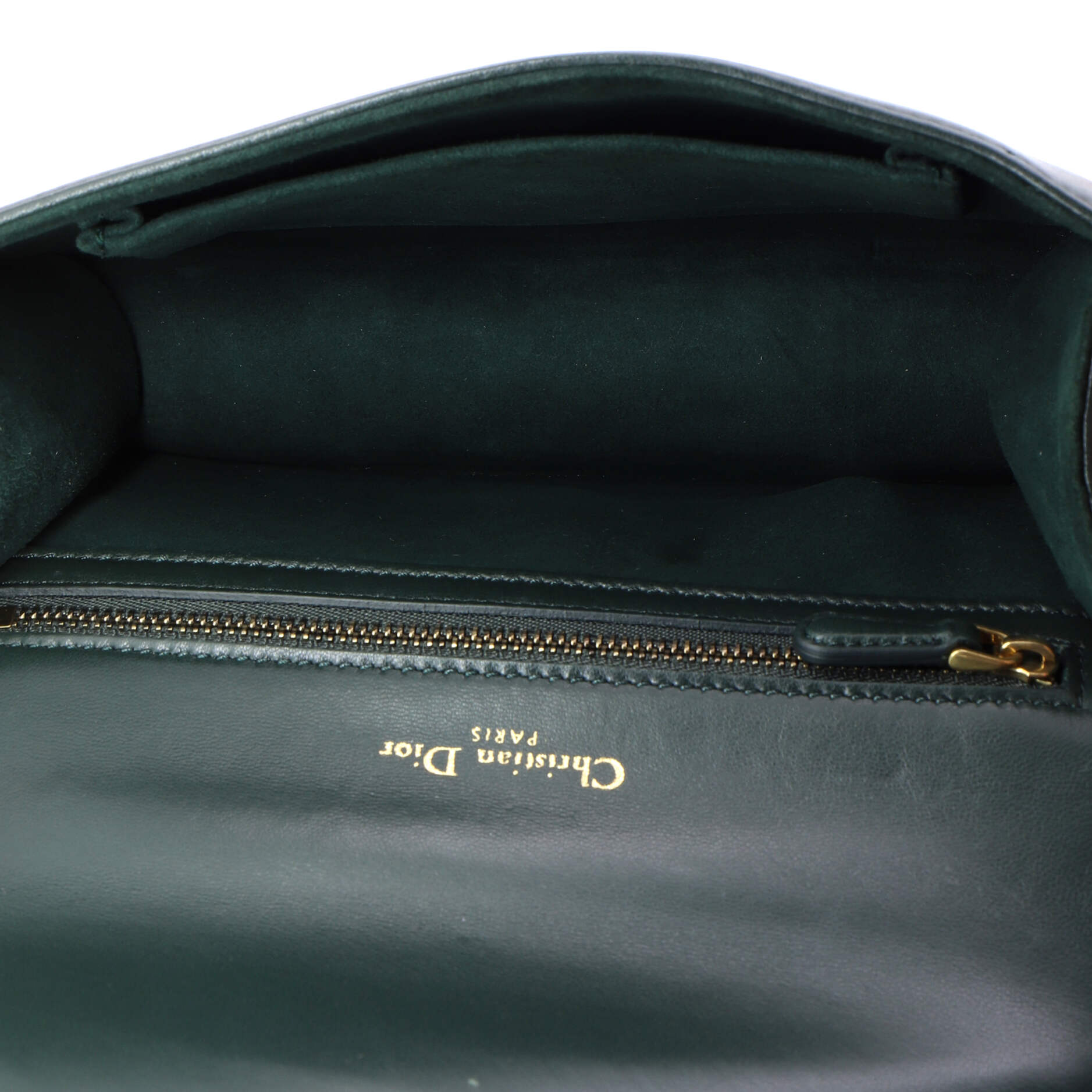 Diorama Flap Bag Studded Leather Small