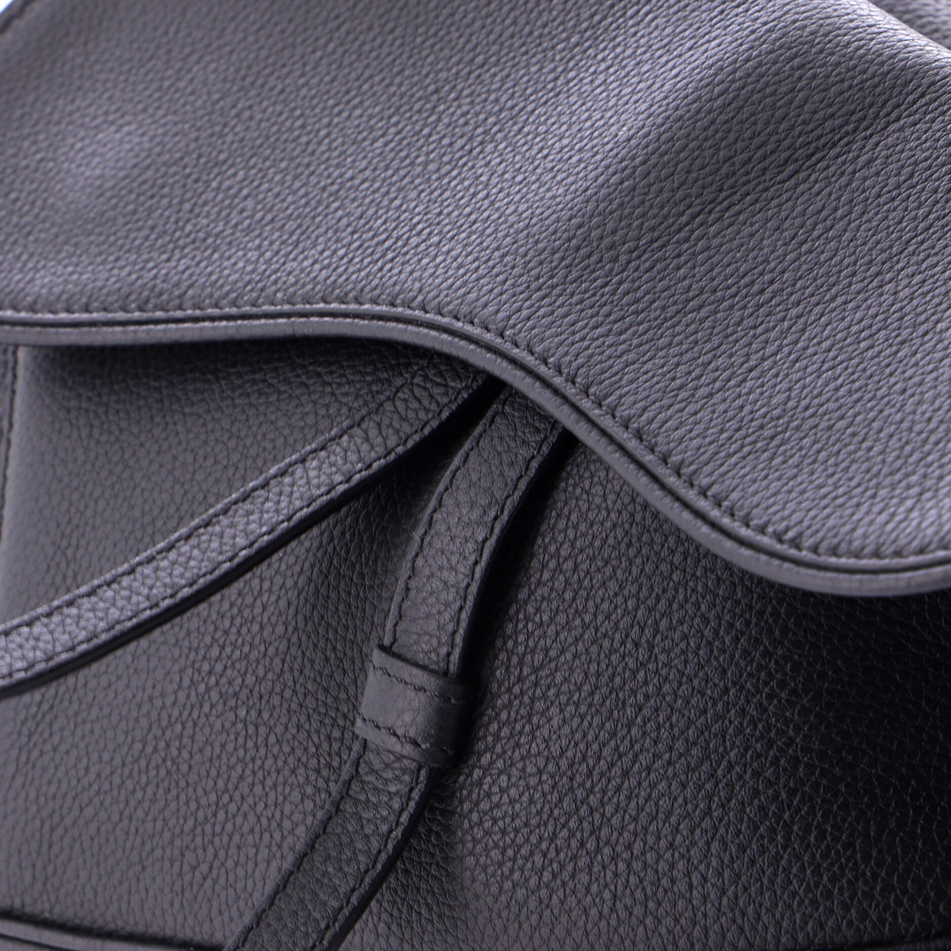 Saddle Crossbody Bag Leather Mini
