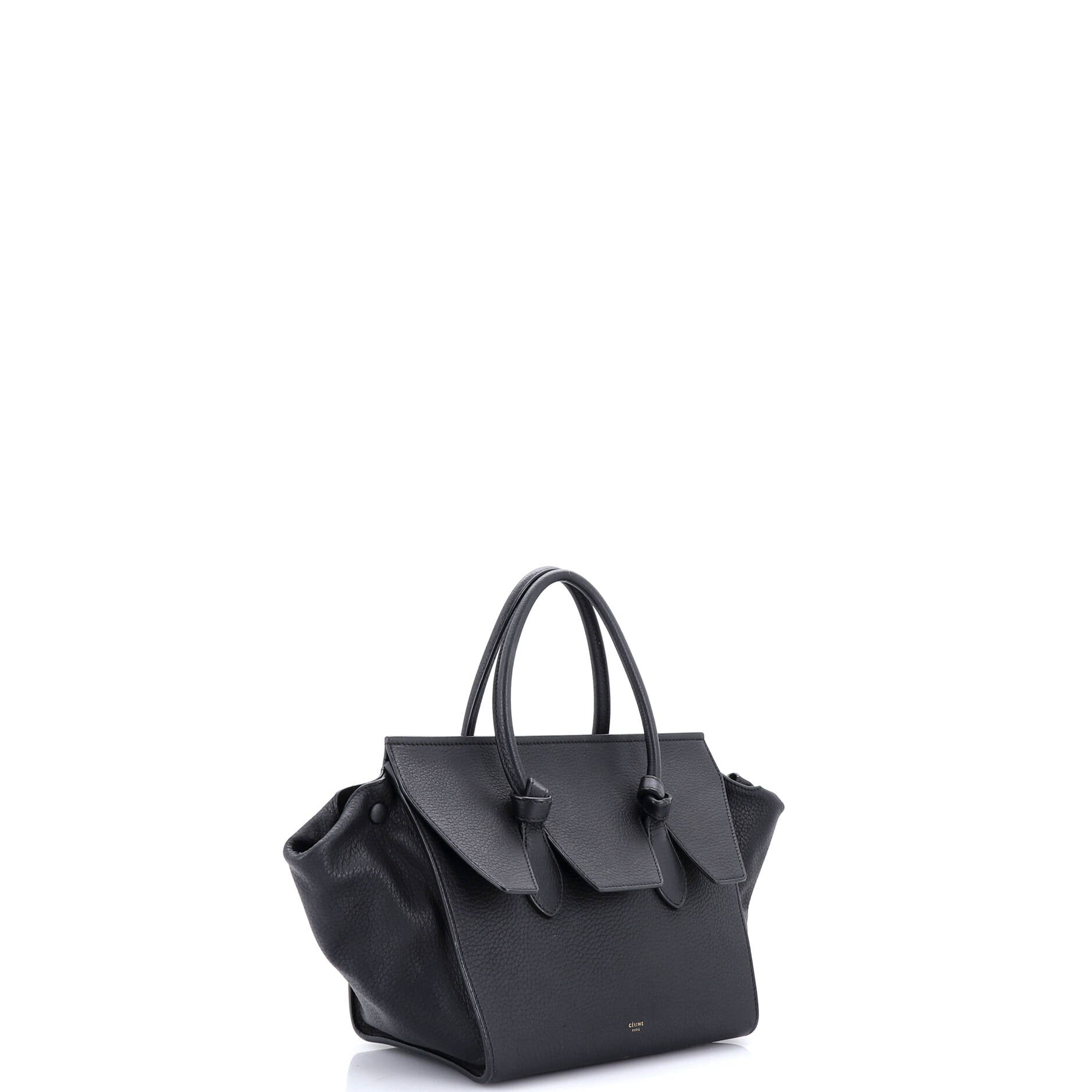 Tie Knot Tote Grainy Leather Small