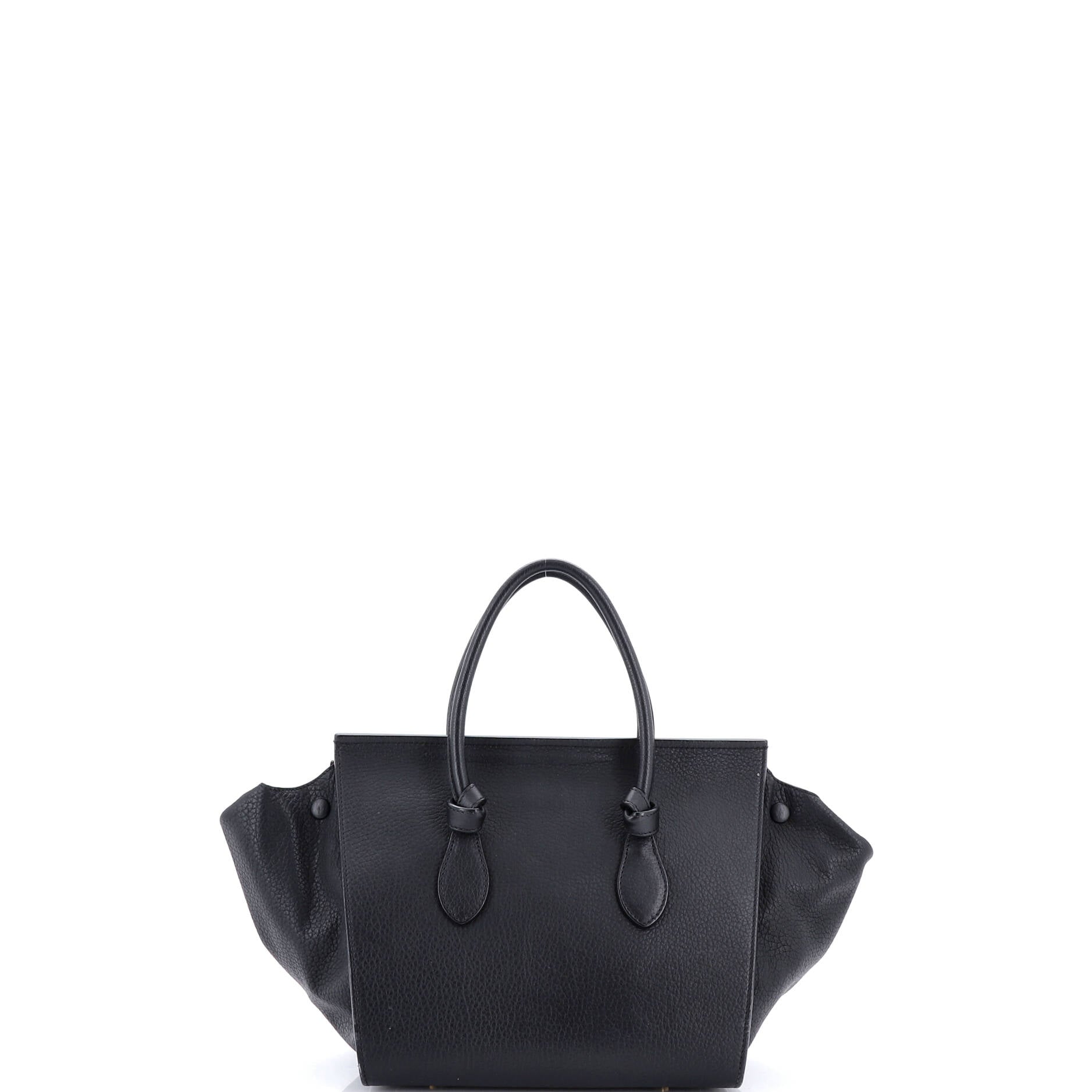 Tie Knot Tote Grainy Leather Small