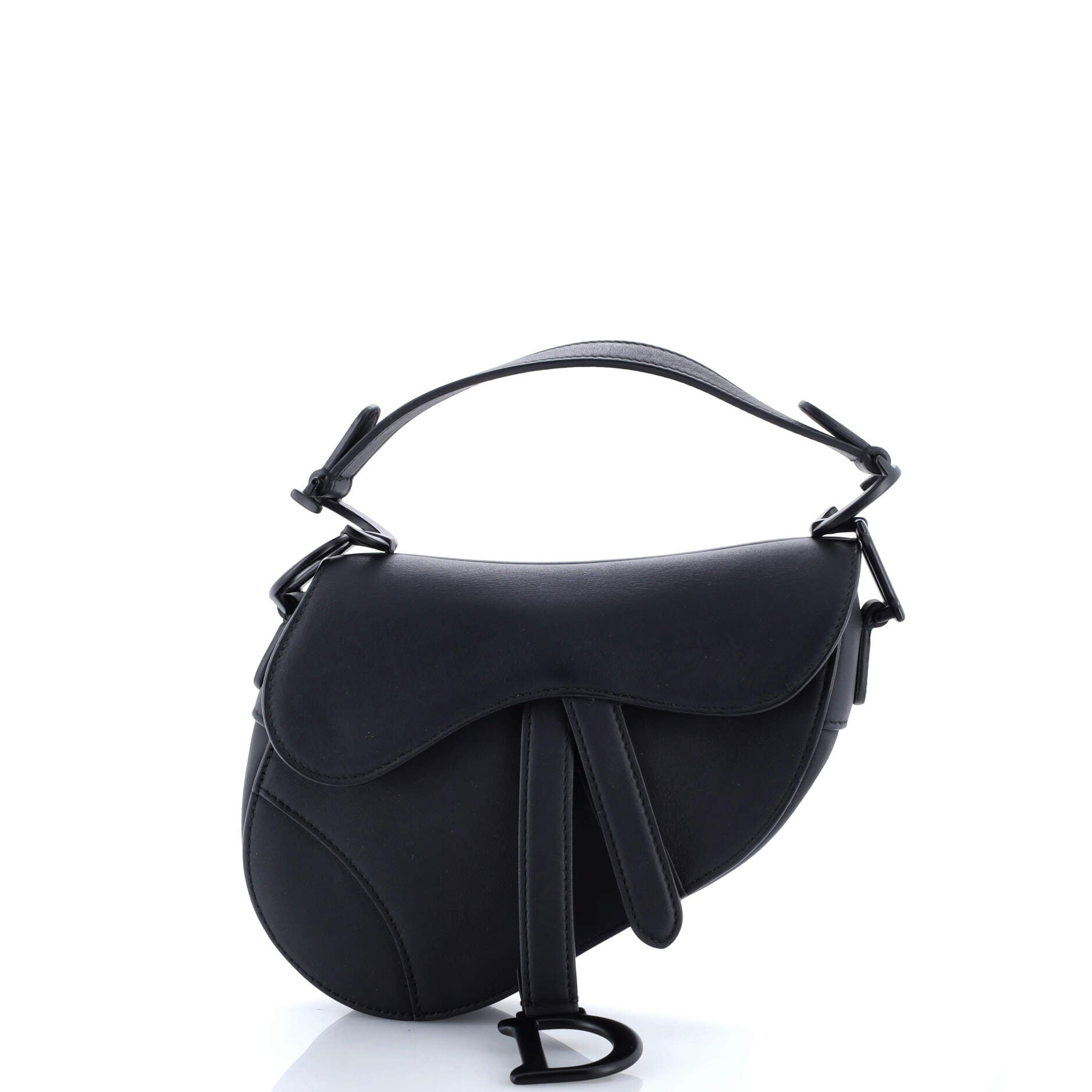Ultra Matte Saddle Handbag Leather Mini