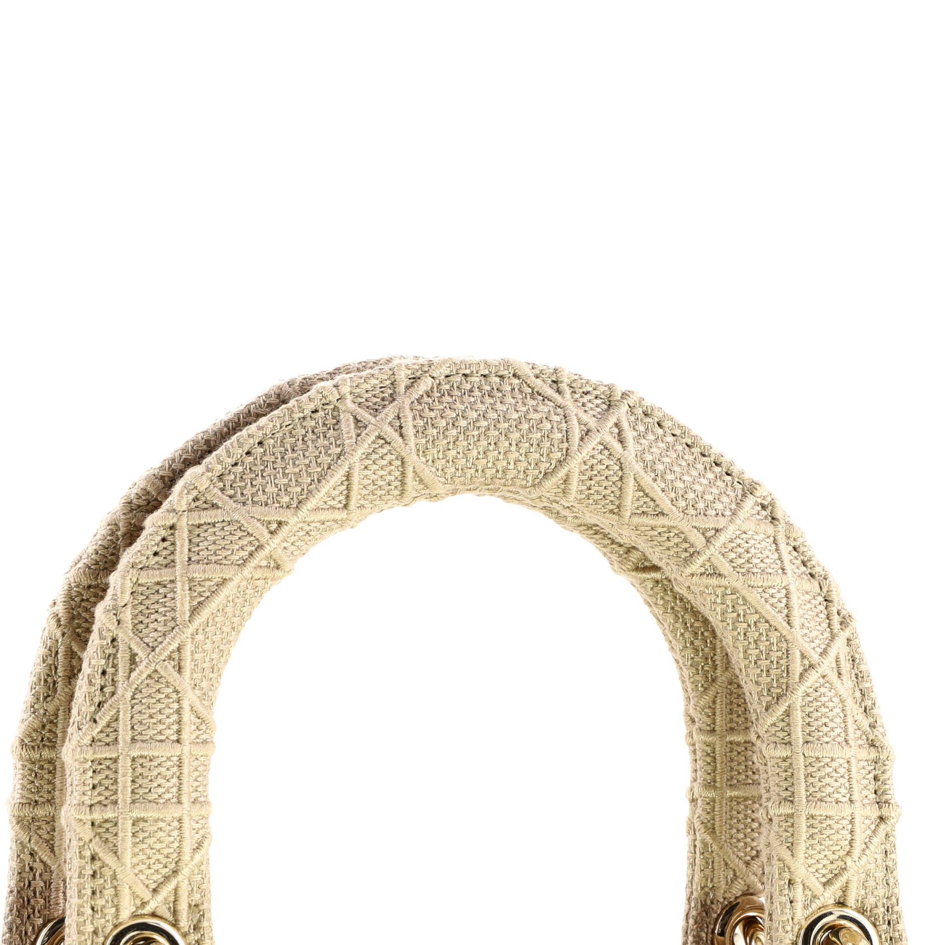 Lady D-Lite Bag Cannage Embroidered Canvas Medium