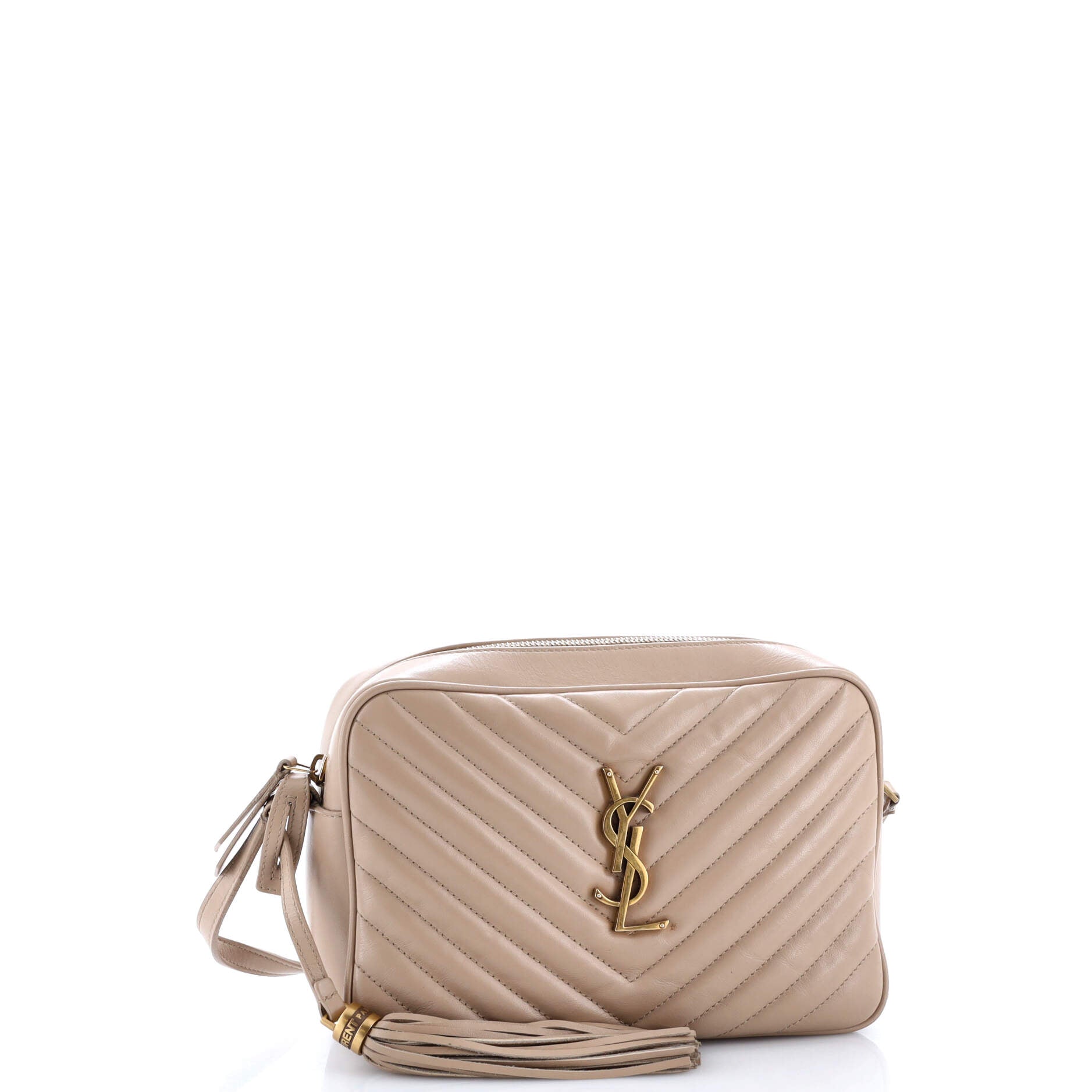 Lou Camera Bag Matelasse Chevron Leather Small