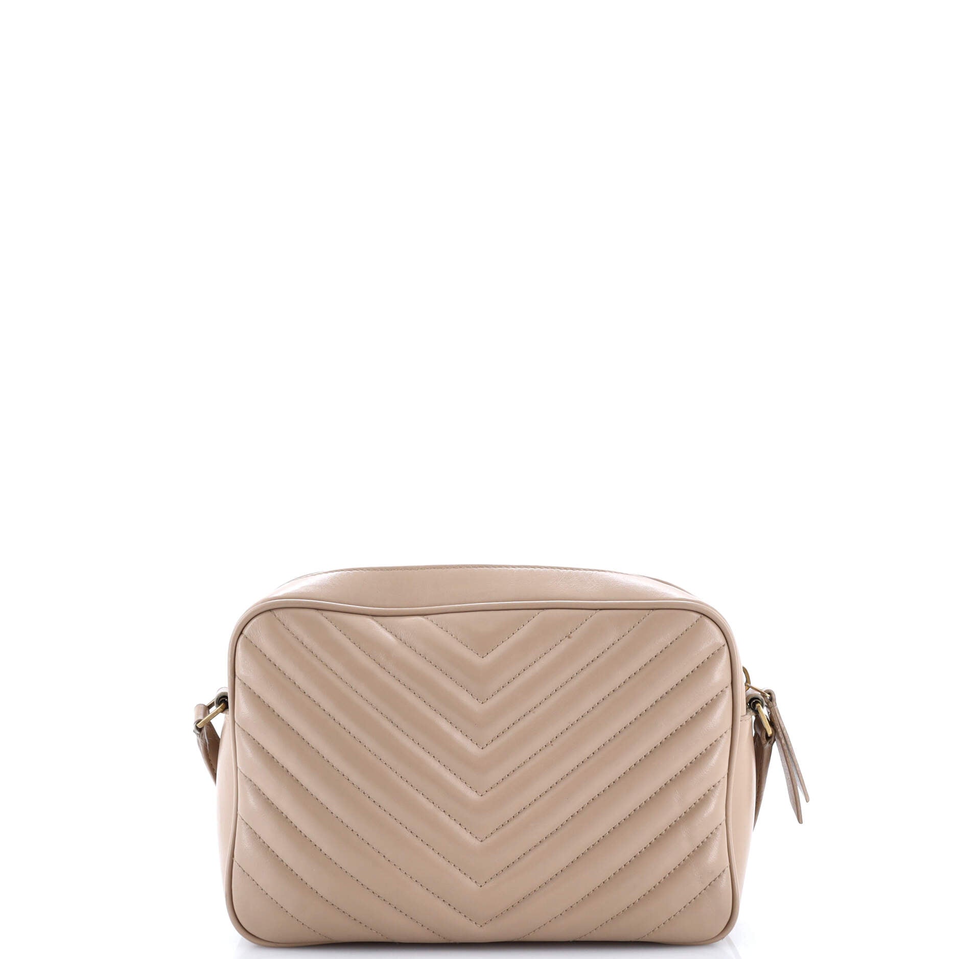 Lou Camera Bag Matelasse Chevron Leather Small