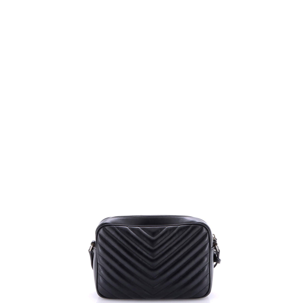 Lou Camera Bag Matelasse Chevron Leather Small