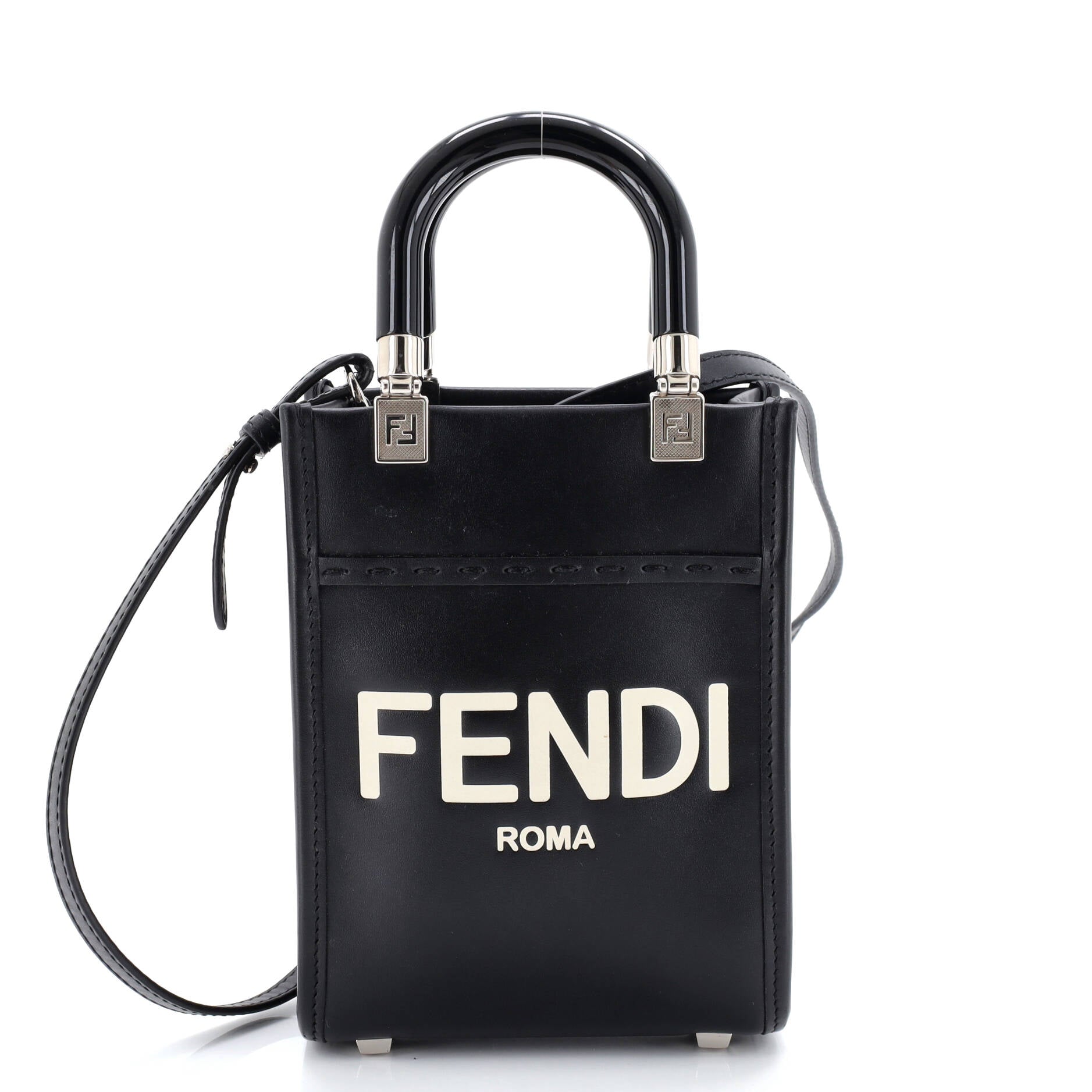 Sunshine Shopper Tote Leather Mini