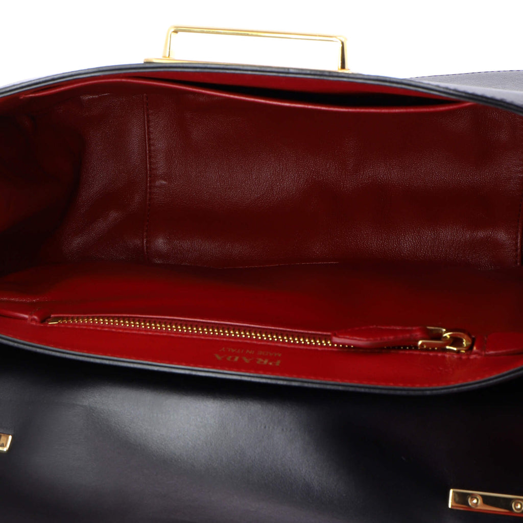 Sidonie Top Handle Bag Saffiano Leather Large