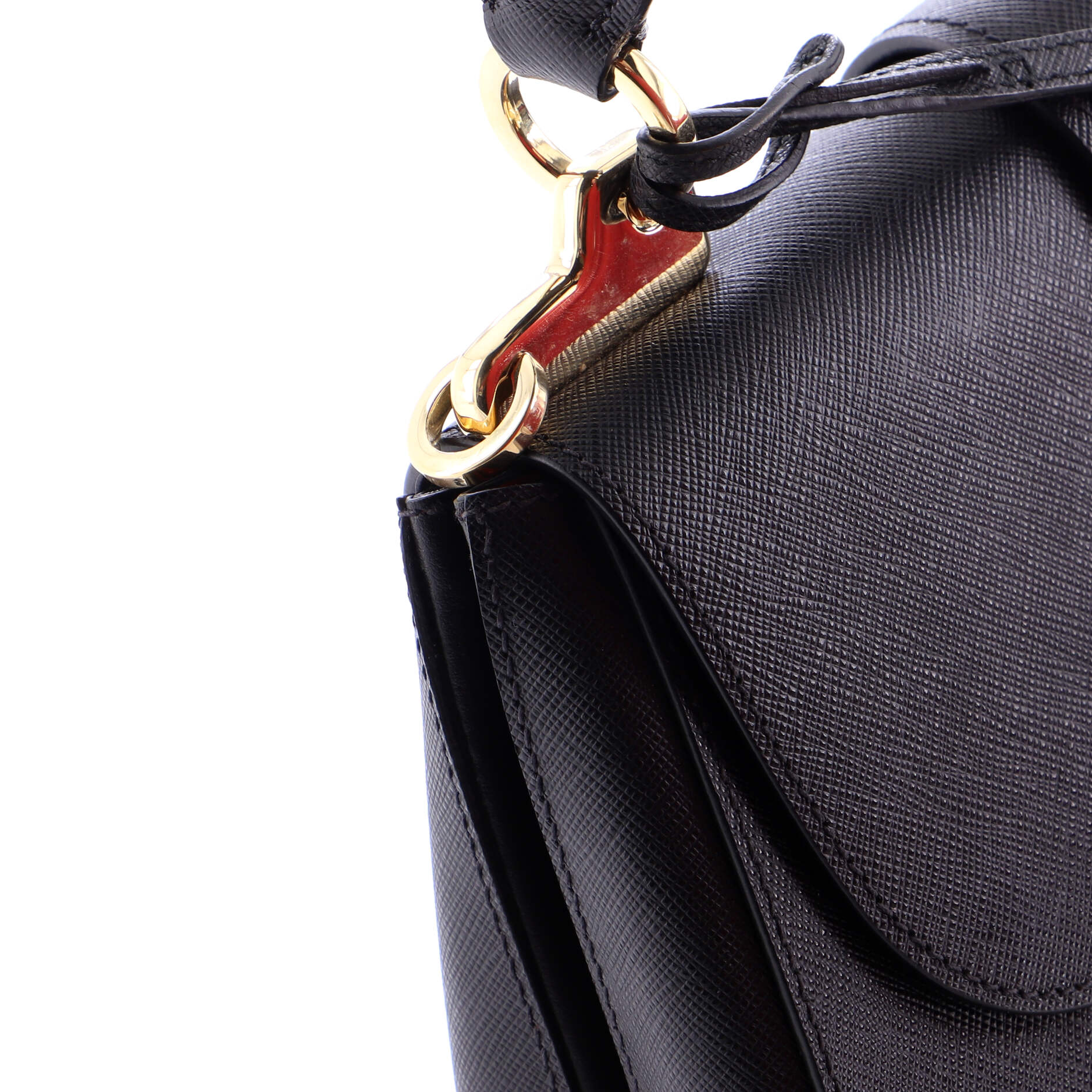 Sidonie Top Handle Bag Saffiano Leather Large