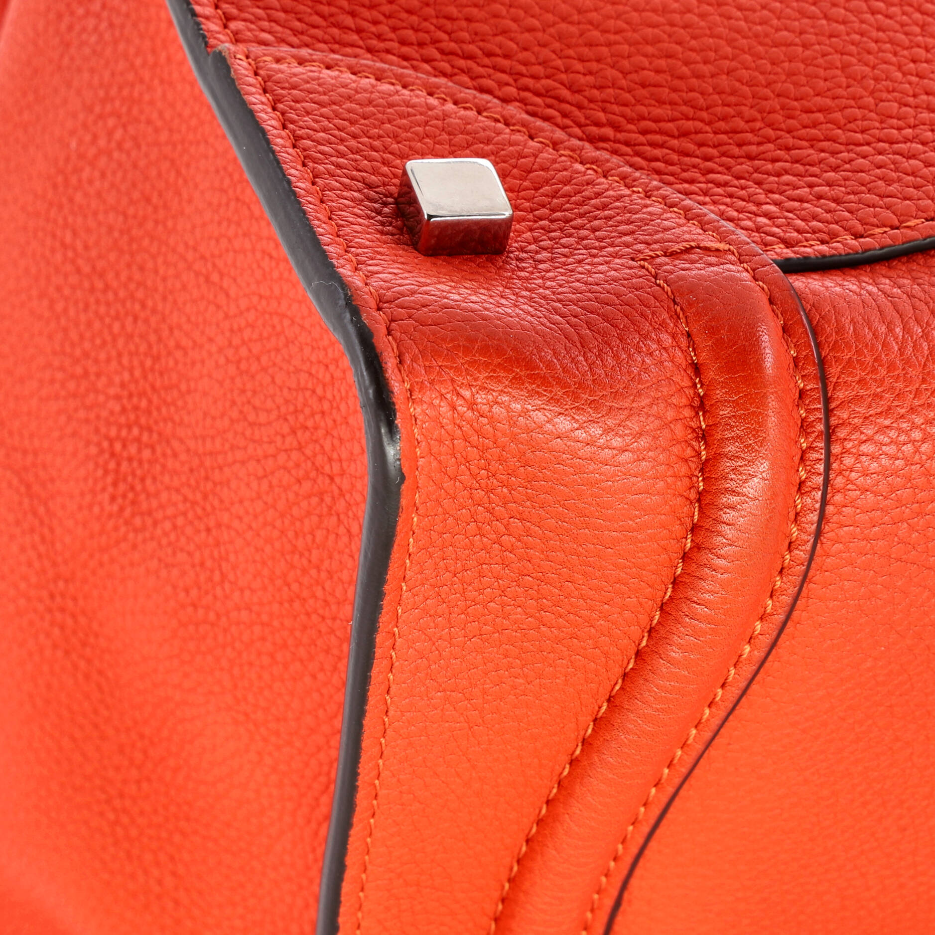 Luggage Bag Grainy Leather Mini