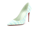 Women's Kate Pumps Crocodile Embossed Leather 100