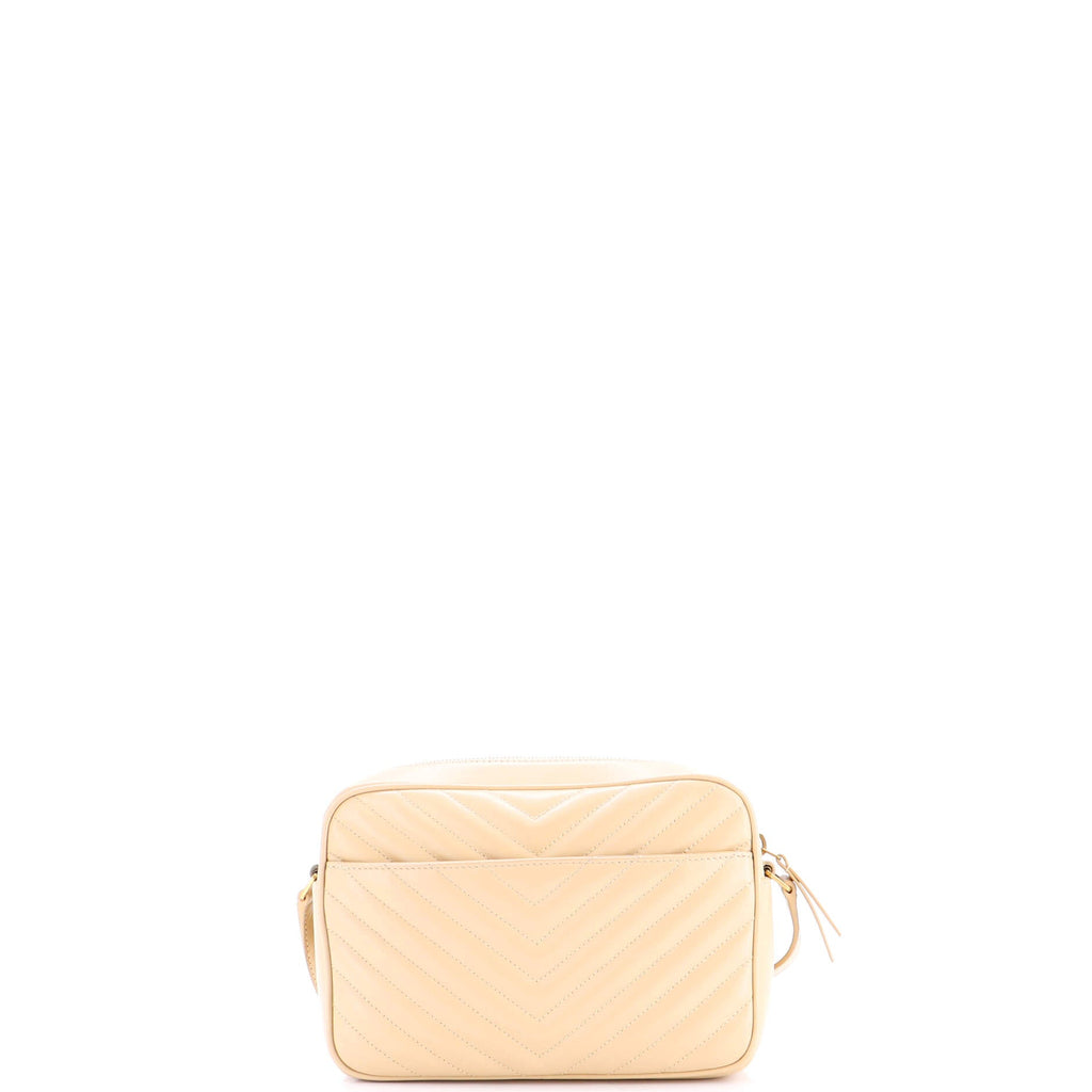 Lou Camera Bag Matelasse Chevron Leather Small
