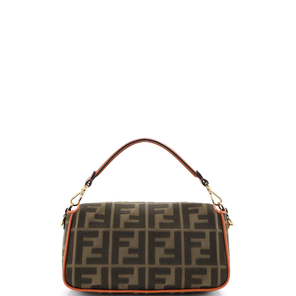 Baguette NM Bag Zucca Embroidered Canvas Medium