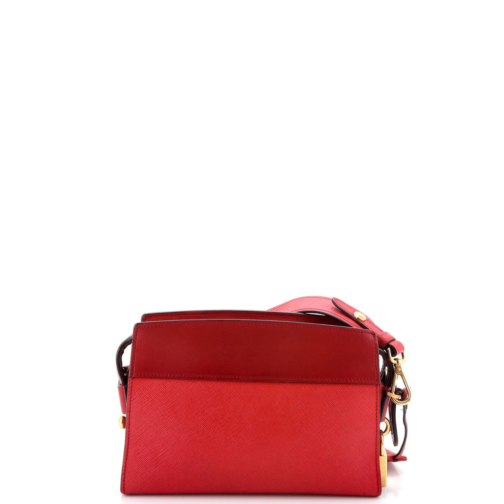 Esplanade Crossbody Bag Saffiano with City Calf Small