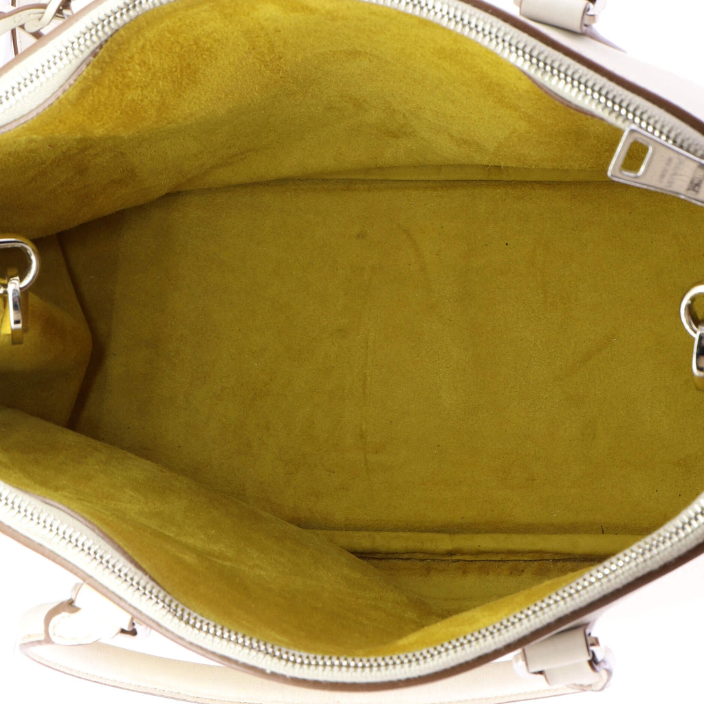 Double Zip Lux Tote Saffiano Leather Medium