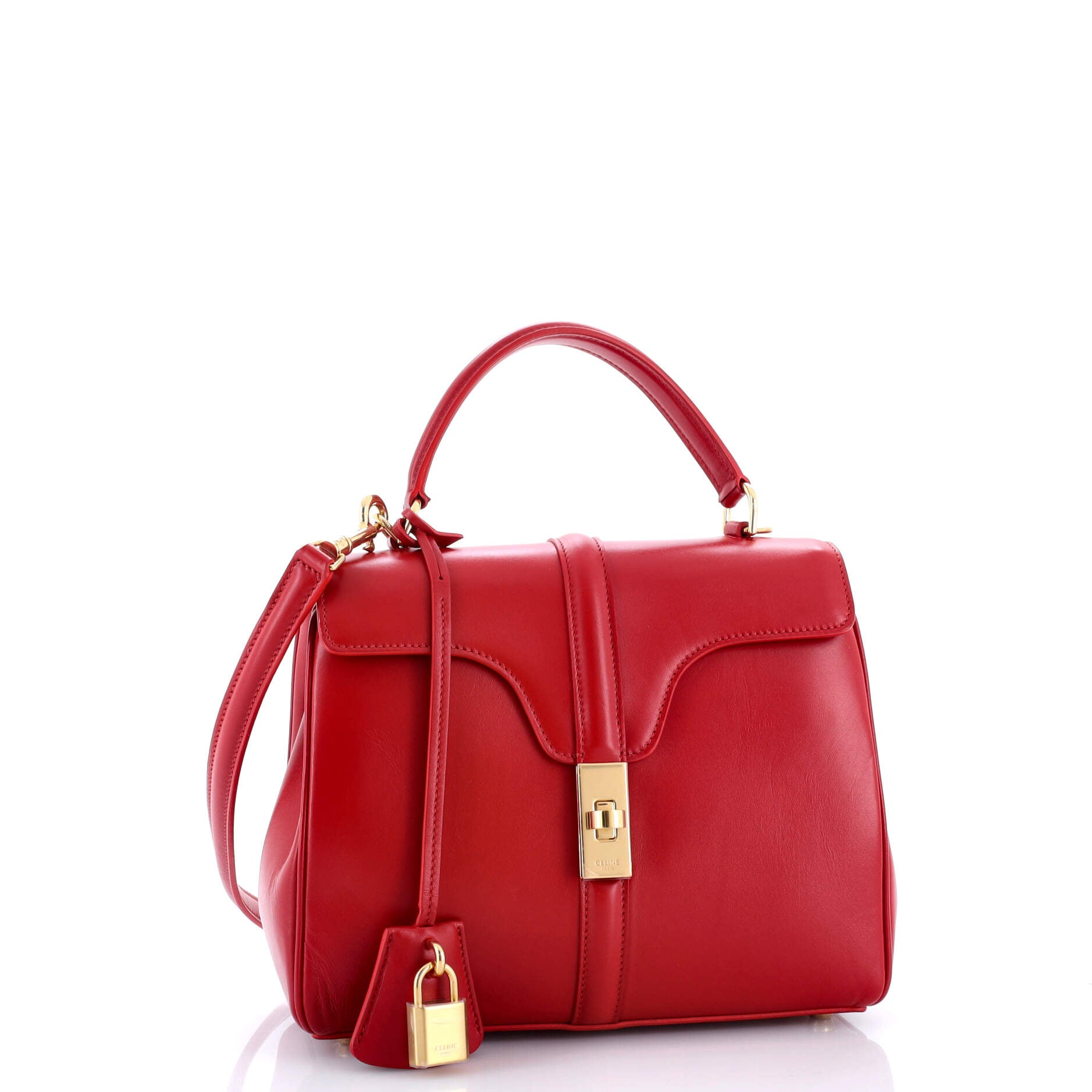16 Top Handle Bag Smooth Calfskin Small