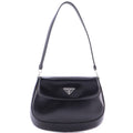 Cleo Flap Shoulder Bag Spazzolato Leather Small