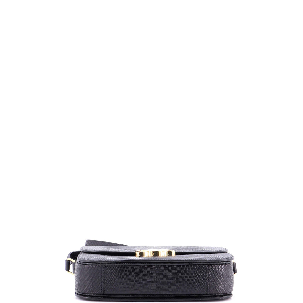 Triomphe Shoulder Bag Lizard Medium
