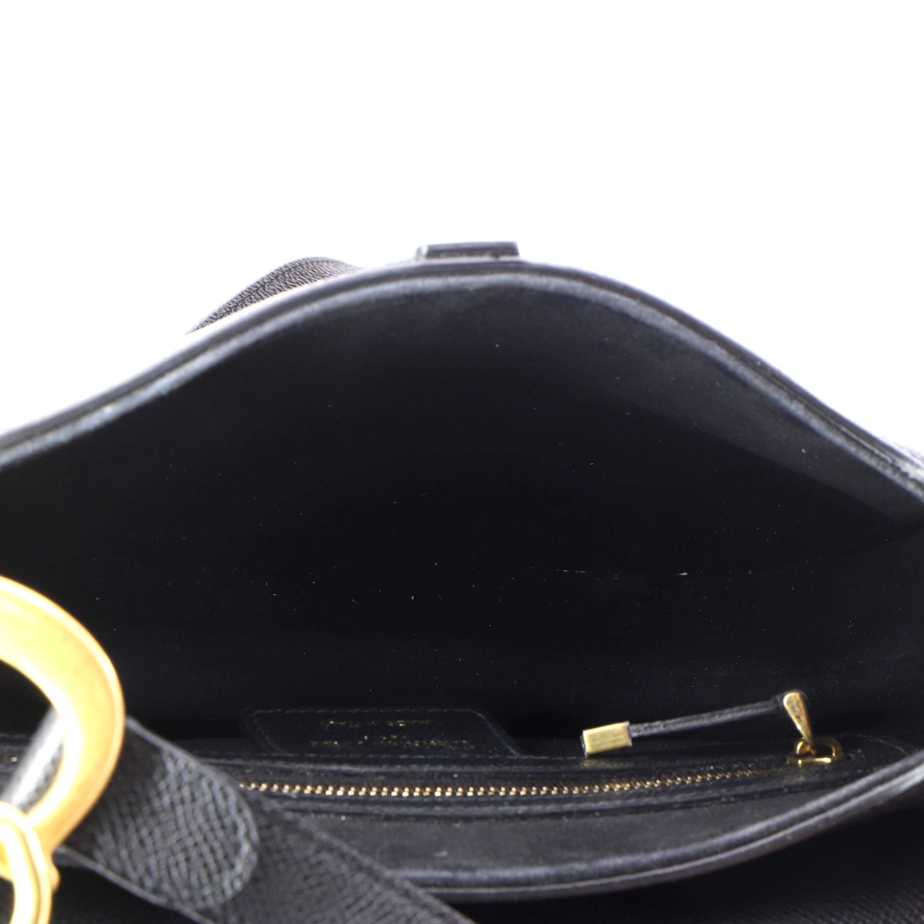Saddle Handbag with Strap Leather Medium