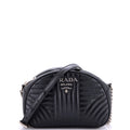 Dome Crossbody Bag Diagramme Quilted Leather Small