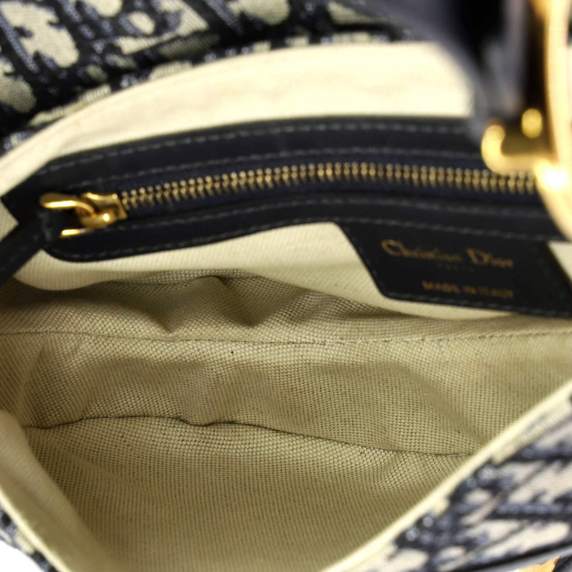 Saddle Handbag Oblique Canvas Medium