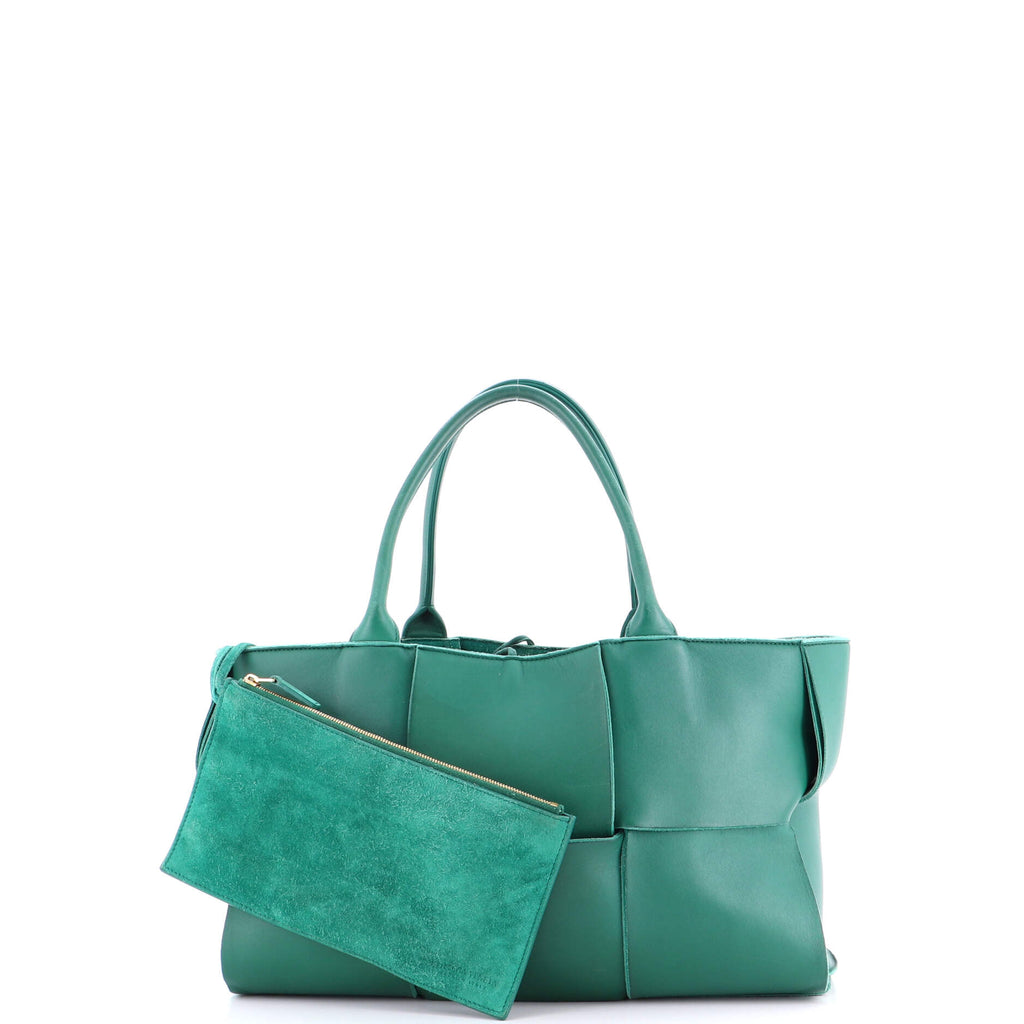 Arco Tote Maxi Intrecciato Leather Medium