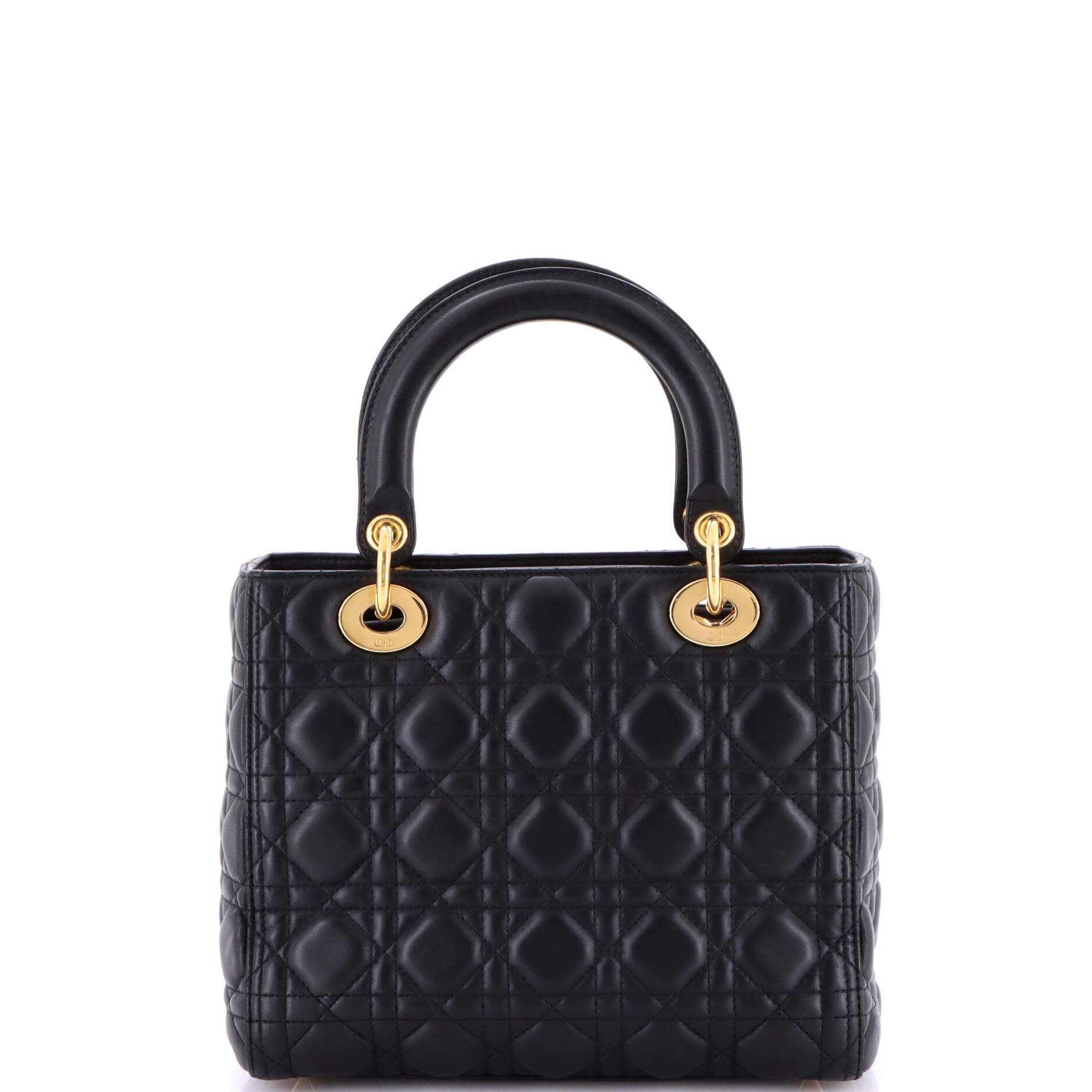 Lady Dior Bag Cannage Quilt Lambskin Medium