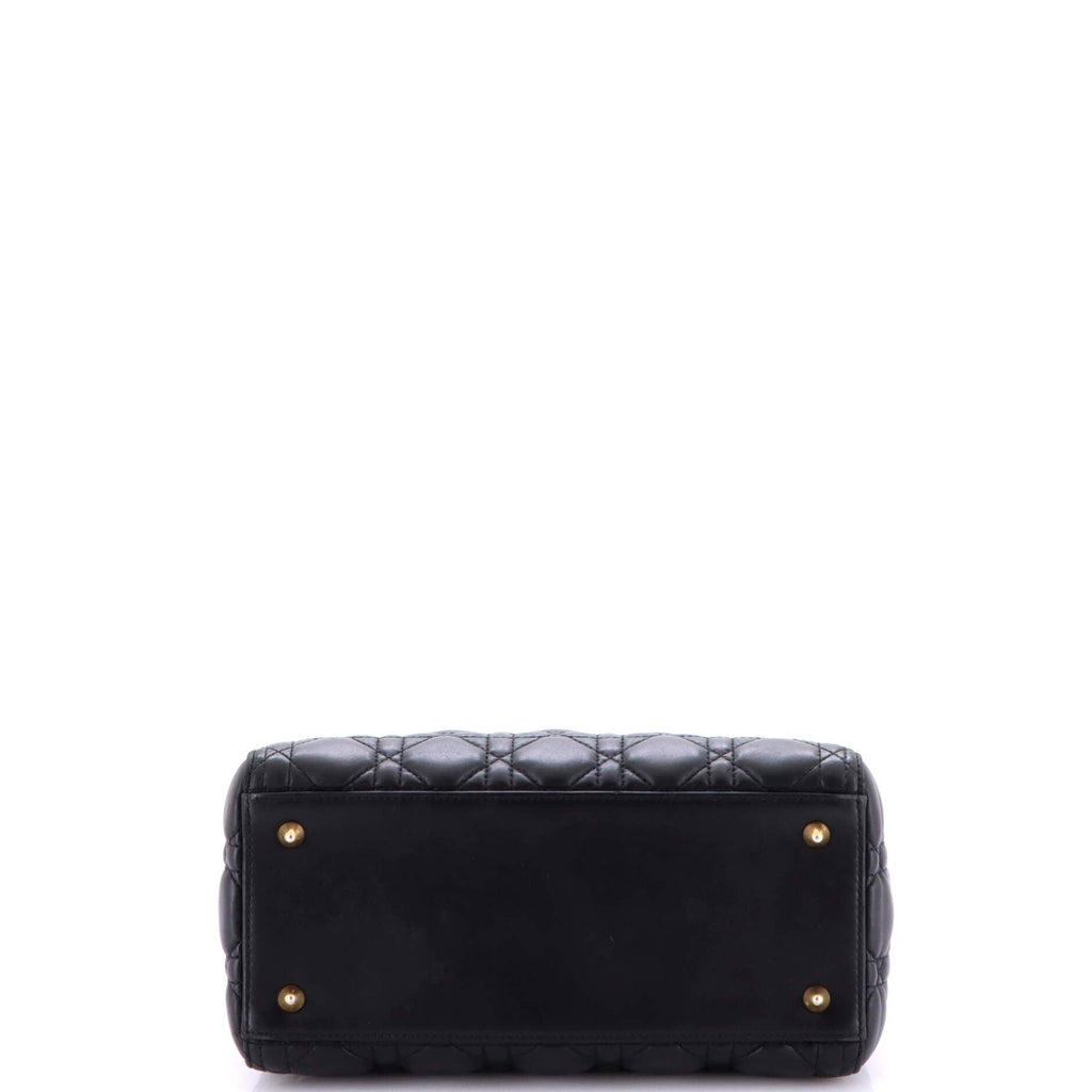 Lady Dior Bag Cannage Quilt Lambskin Medium