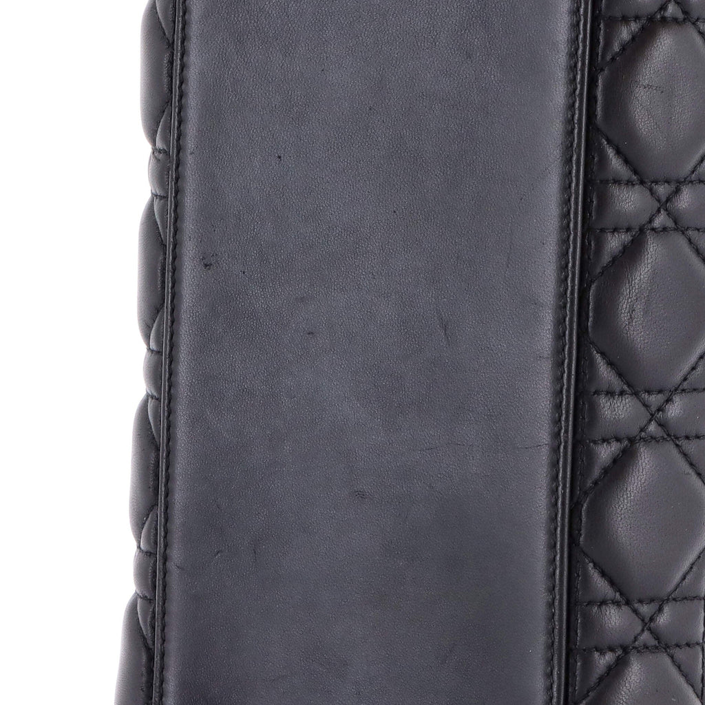 Lady Dior Bag Cannage Quilt Lambskin Medium