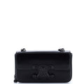 Triomphe Chain Shoulder Bag Leather Small