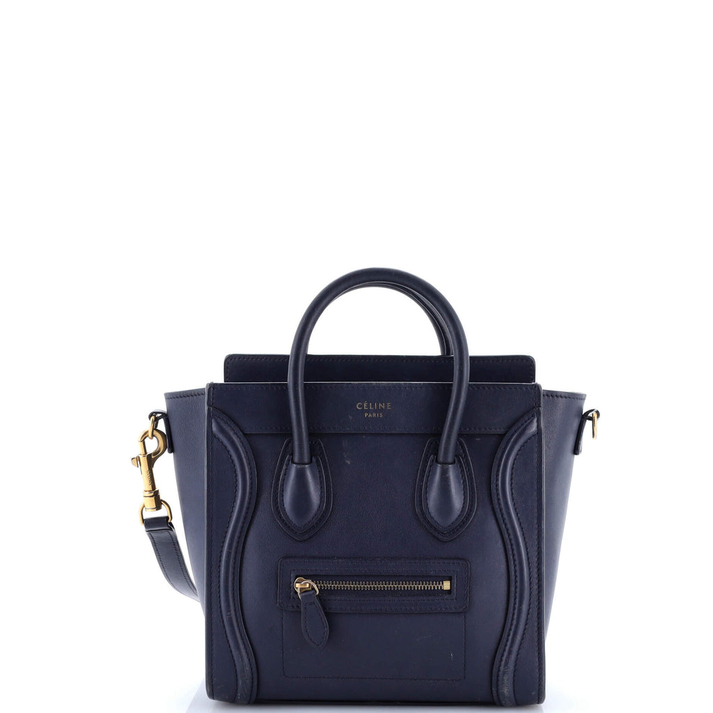 Luggage Bag Smooth Leather Nano