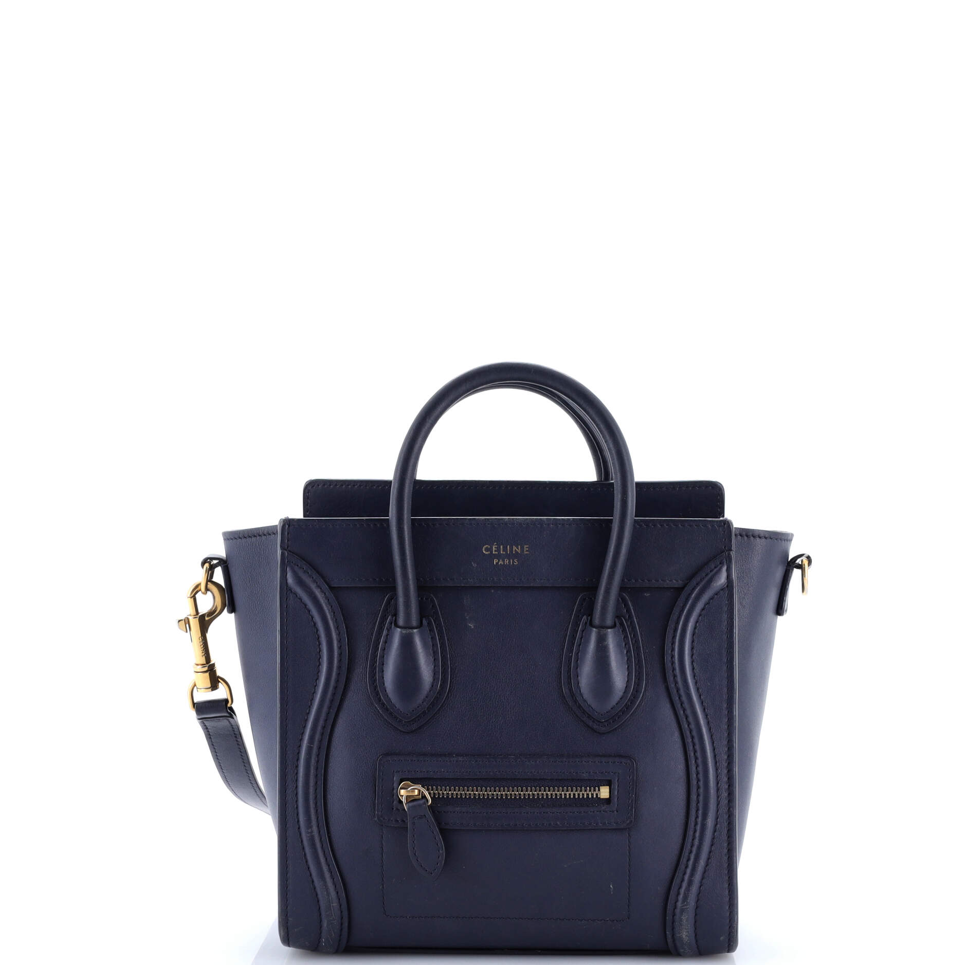 Luggage Bag Smooth Leather Nano