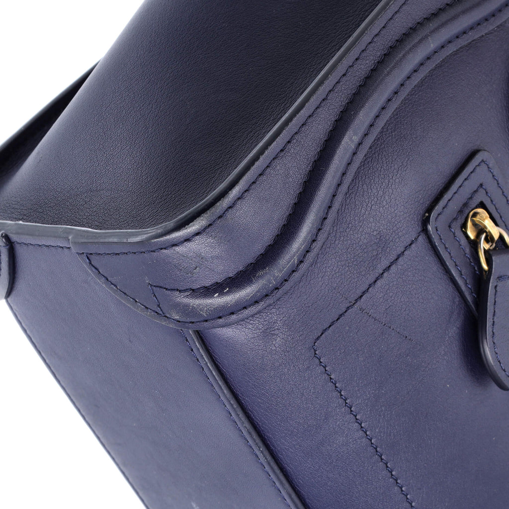 Luggage Bag Smooth Leather Nano
