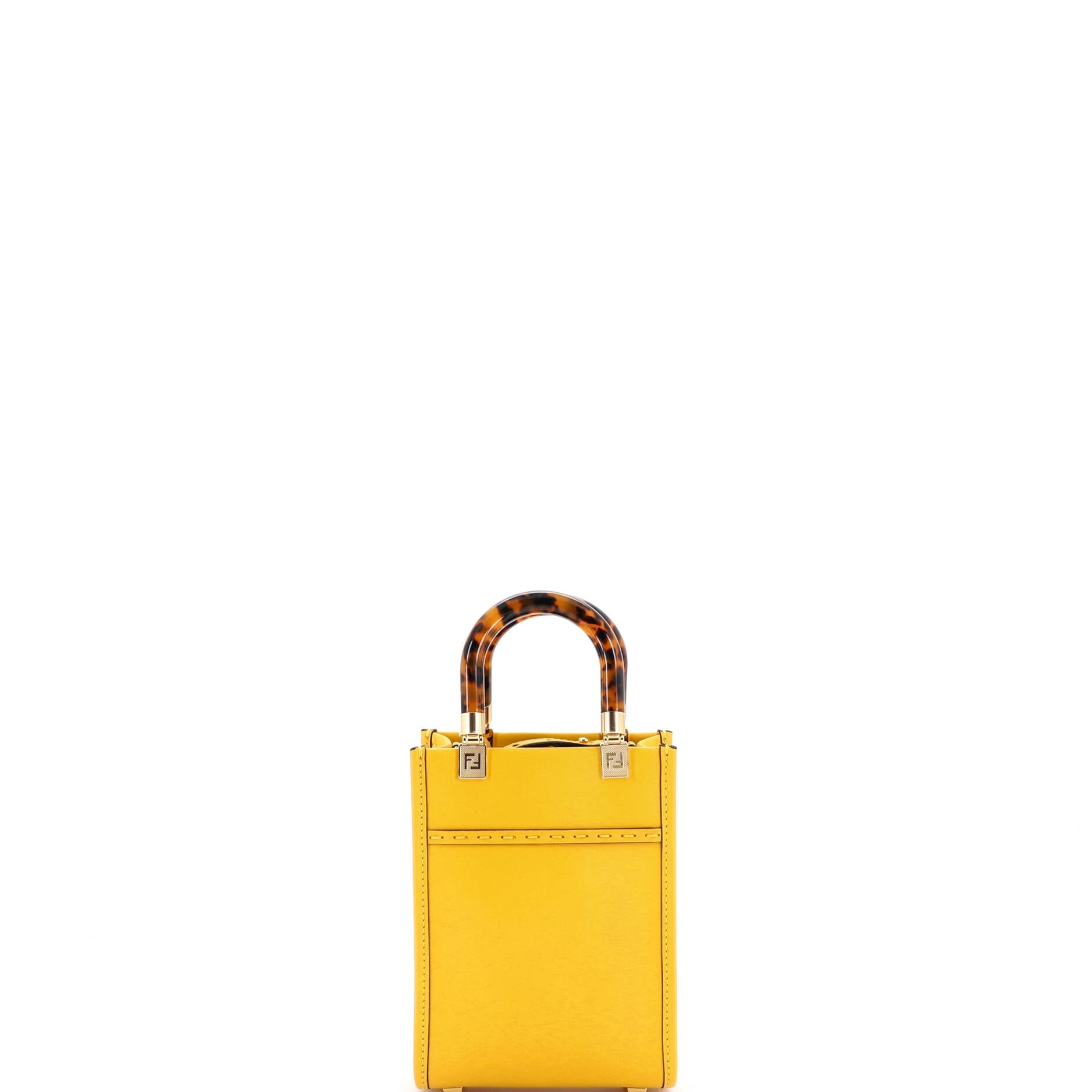 Sunshine Shopper Tote Leather Mini