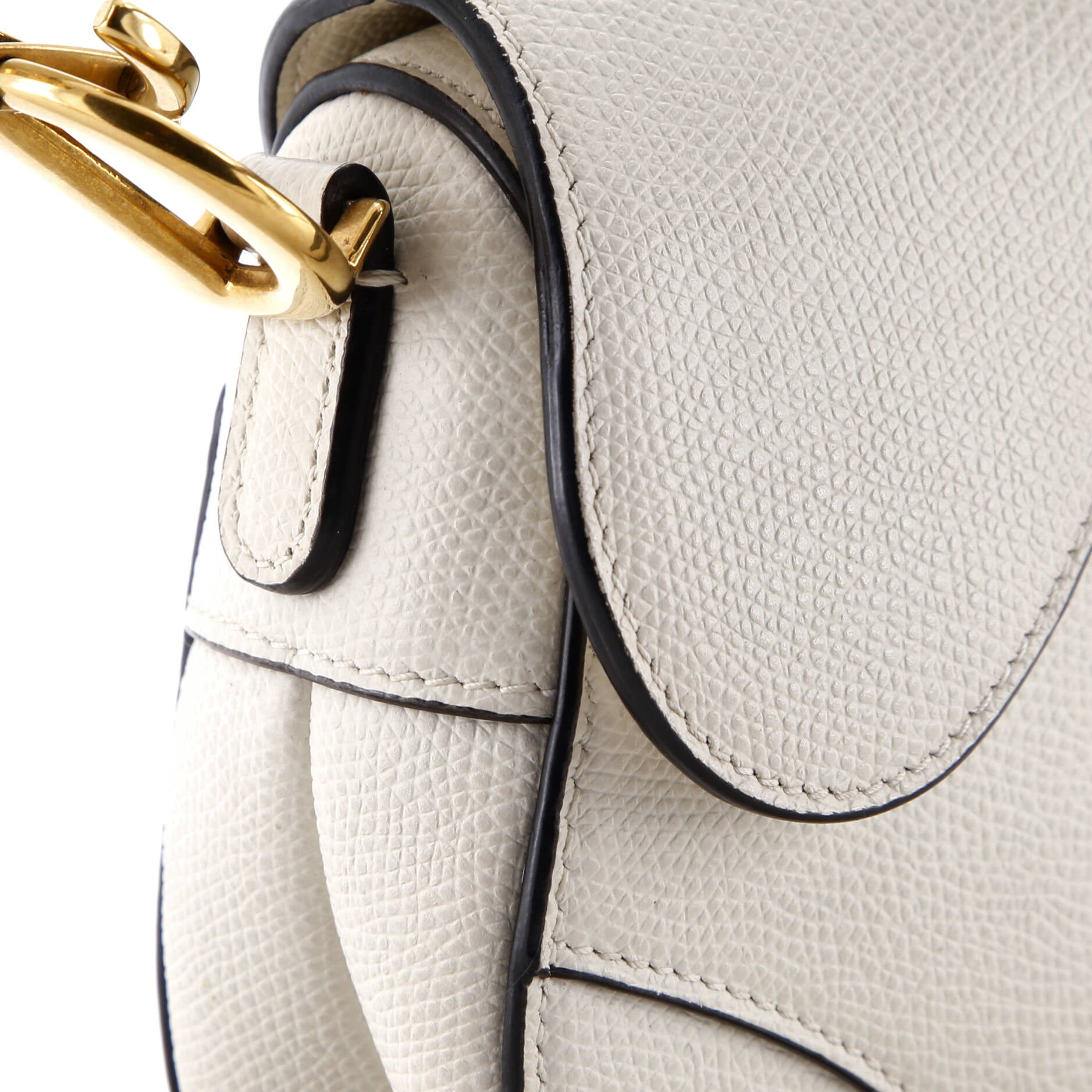 Saddle Handbag Leather Mini