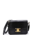Triomphe Shoulder Bag Lizard Medium