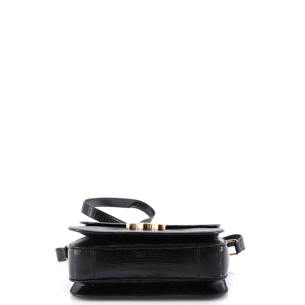 Triomphe Shoulder Bag Lizard Medium