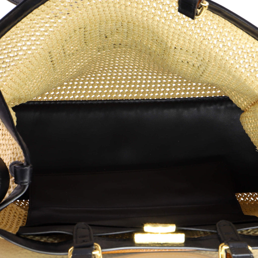 Peekaboo X-Tote Raffia Medium