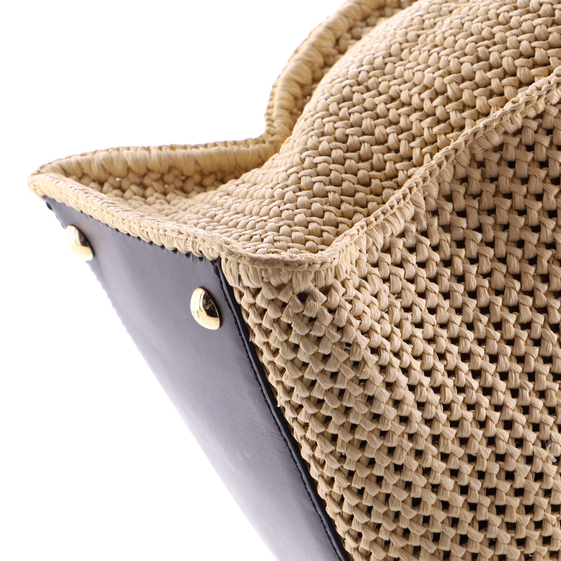 Peekaboo X-Tote Raffia Medium