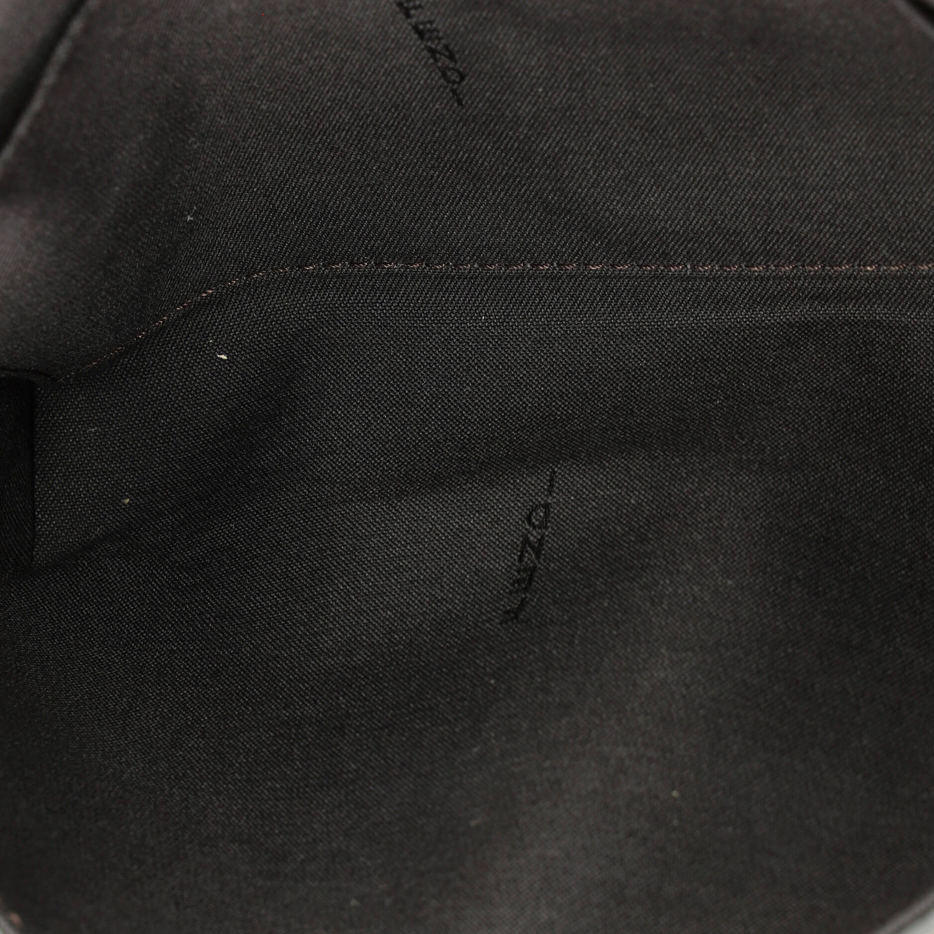 F is Fendi Envelope Clutch on Chain Zucca Embossed Leather