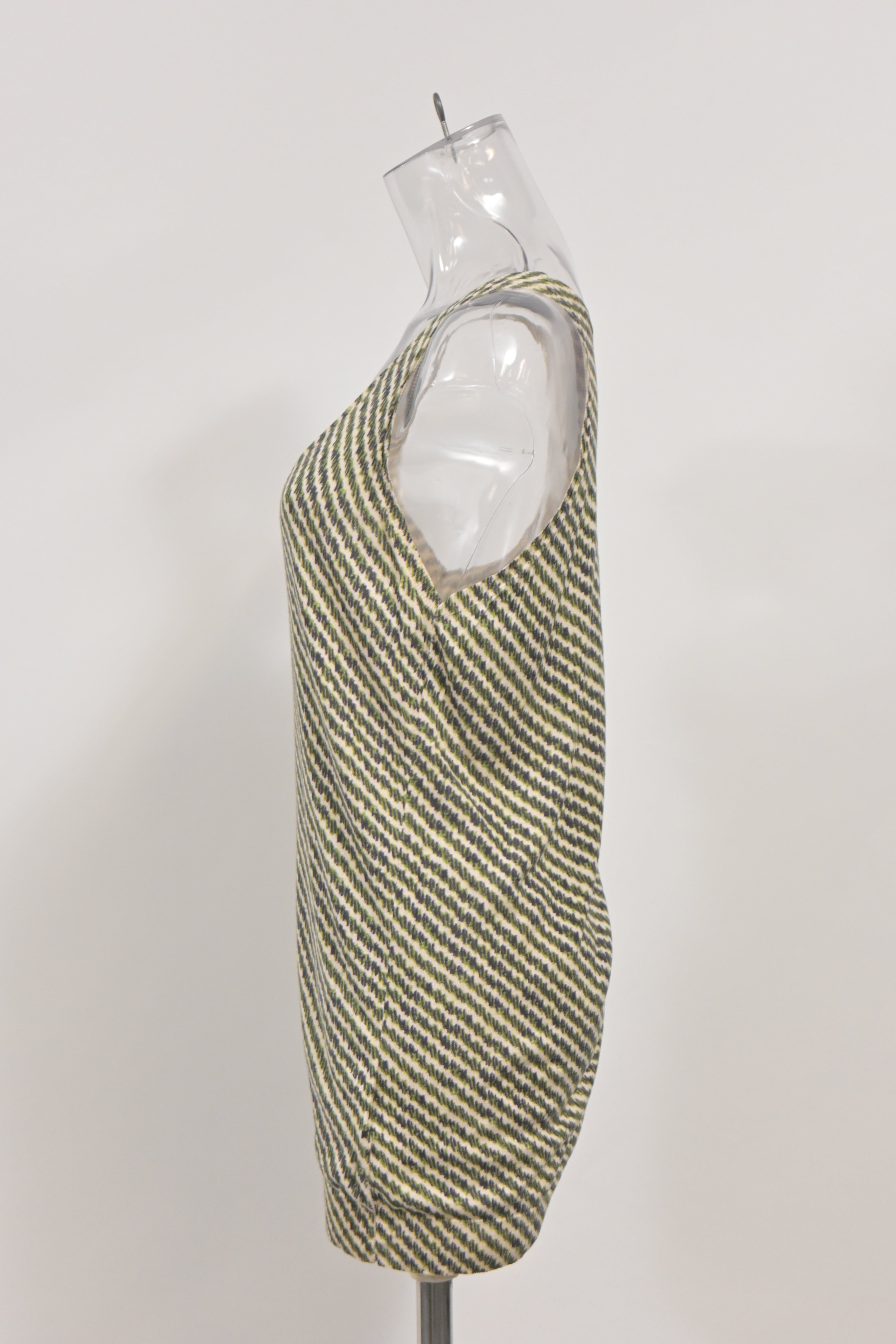 Bottega Veneta Stripe Printed Tank Top in Multicolor Silk