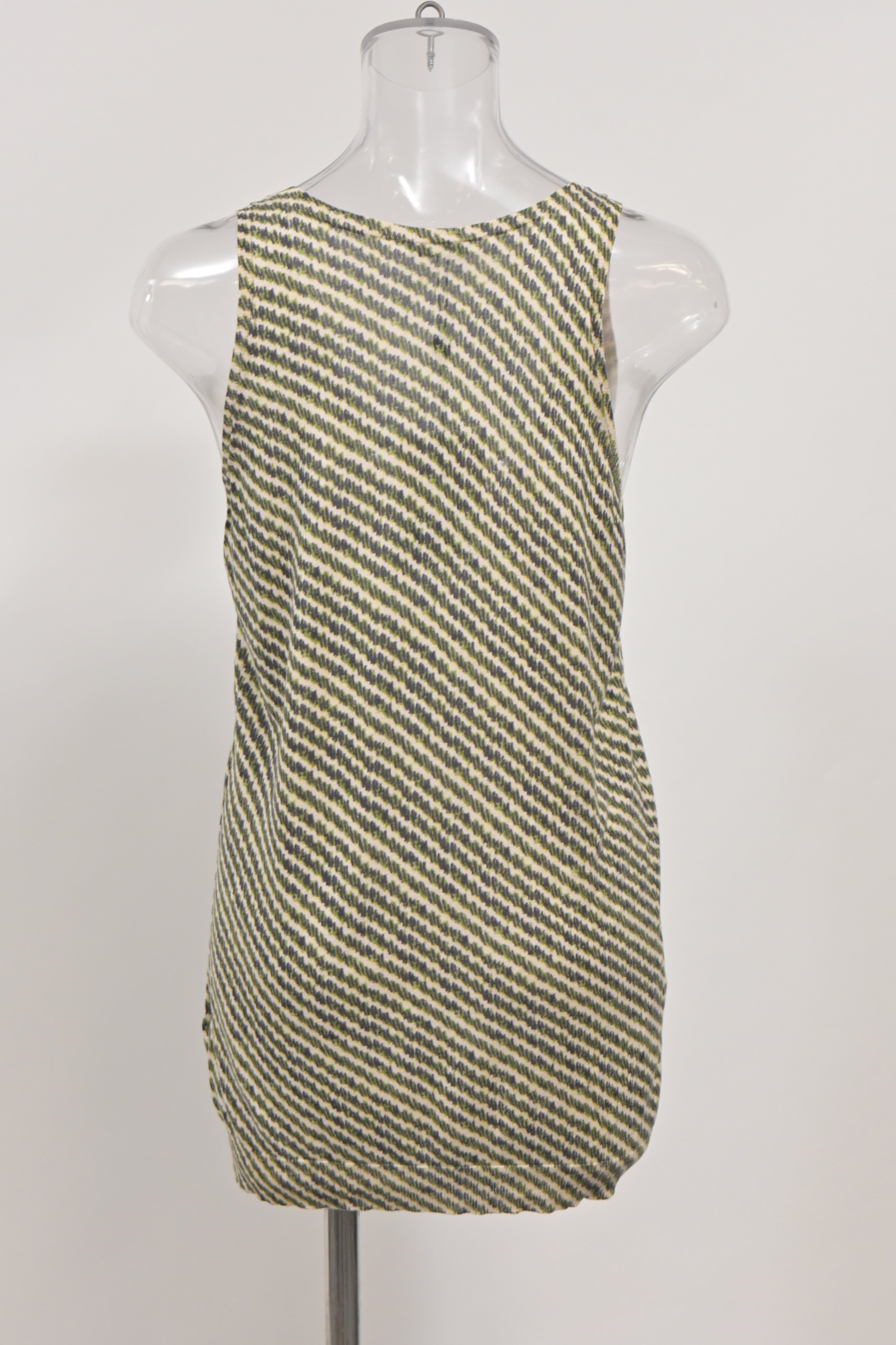Bottega Veneta Stripe Printed Tank Top in Multicolor Silk